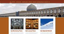 Desktop Screenshot of irantravelservice.com